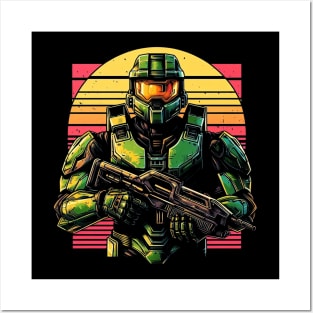 Master Chief 80s Posters and Art